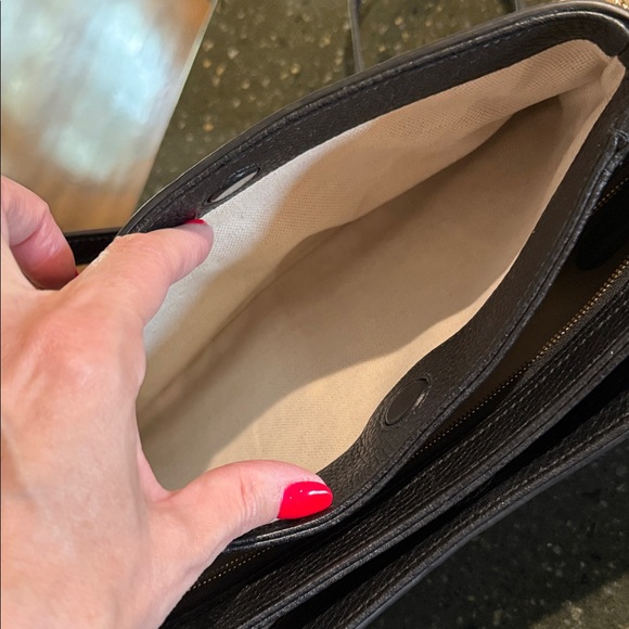 Gucci Black GG Emblem Handbag large shoulder bag - Picture 8 of 11